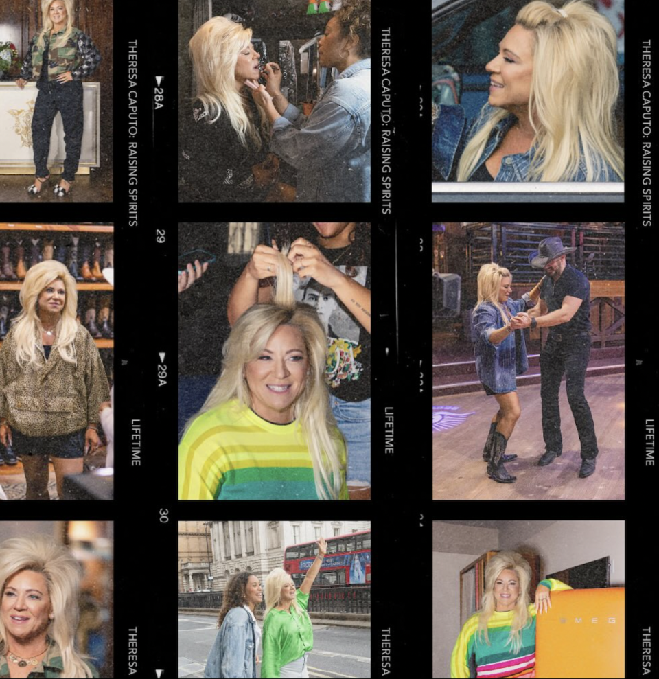 Theresa Caputo behind the scenes of 'Raising Spirits' 2024