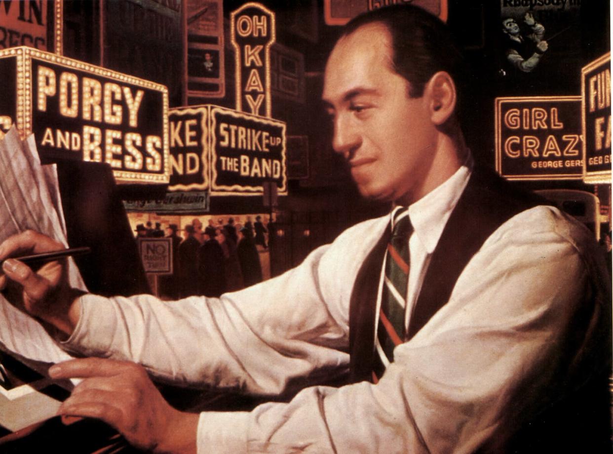 George Gershwin tardó sólo 10 días en escribir el clásico estadounidense. <a href="https://www.gettyimages.com/detail/news-photo/photo-of-us-composer-and-pianist-george-gershwin-news-photo/102488695?adppopup=true" rel="nofollow noopener" target="_blank" data-ylk="slk:GAB Archive/Redferns via Getty Images;elm:context_link;itc:0;sec:content-canvas" class="link ">GAB Archive/Redferns via Getty Images</a>