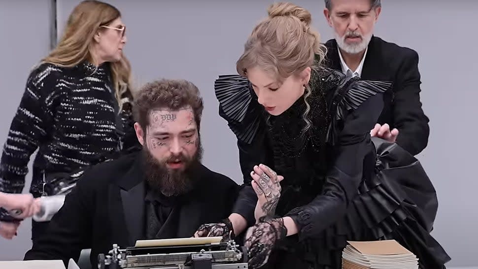 Two-week behind-the-scenes video from Post Malone and Taylor Swift