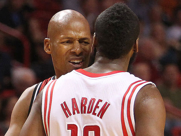 Ray Allen came thisclose to signing with James Harden's Rockets. (Getty Images)