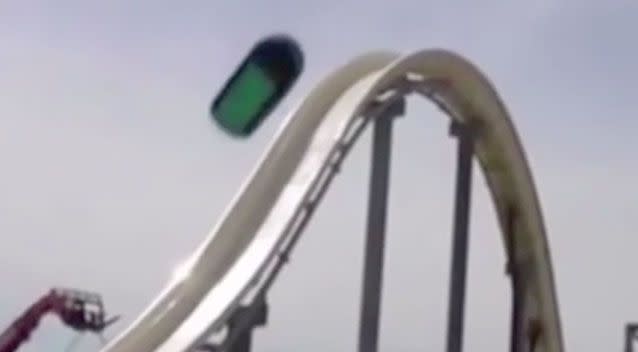 The slide was touted as the tallest in the world before the horrific accident. Photo: Supplied