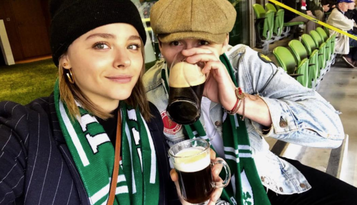 <p>“Dublin. You were amazing,” wrote the eldest Beckham kid along with a photo in which he’s drinking a pint with his on-again girlfriend, Chloë Grace Moretz, at a rugby match. Was he talking about the city, the beer, or the company? Hard to tell. (Photo: <a rel="nofollow noopener" href="https://www.instagram.com/p/BaASVrkj8h9/?hl=en&taken-by=brooklynbeckham" target="_blank" data-ylk="slk:Brooklyn Beckham via Instagram;elm:context_link;itc:0;sec:content-canvas" class="link ">Brooklyn Beckham via Instagram</a>) </p>