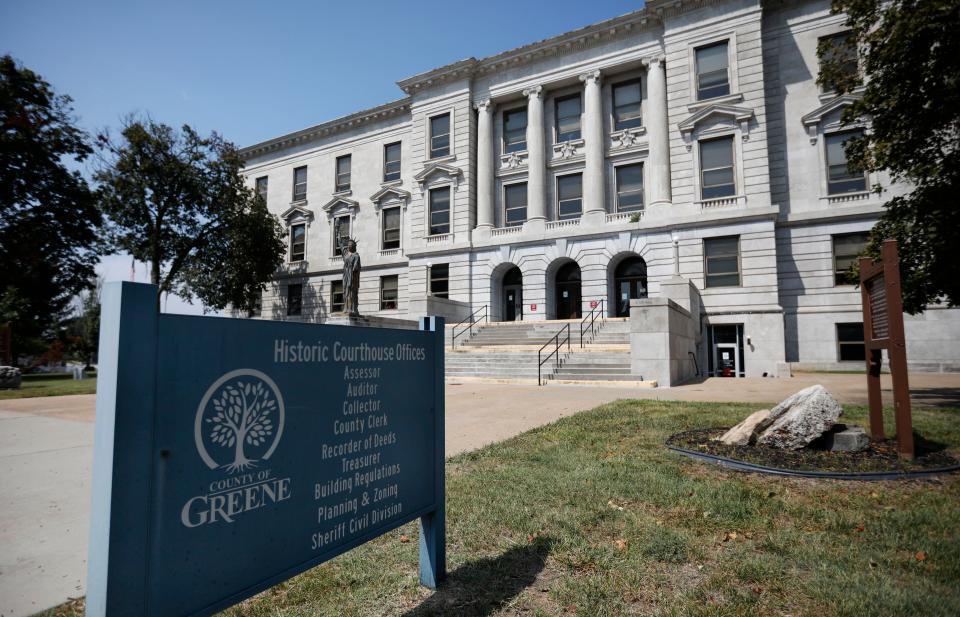 The Greene County Historic Courthouse on Friday, Sept. 8, 2023.