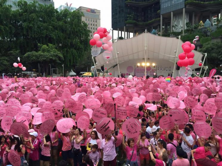 File photo of Pink Dot 2016