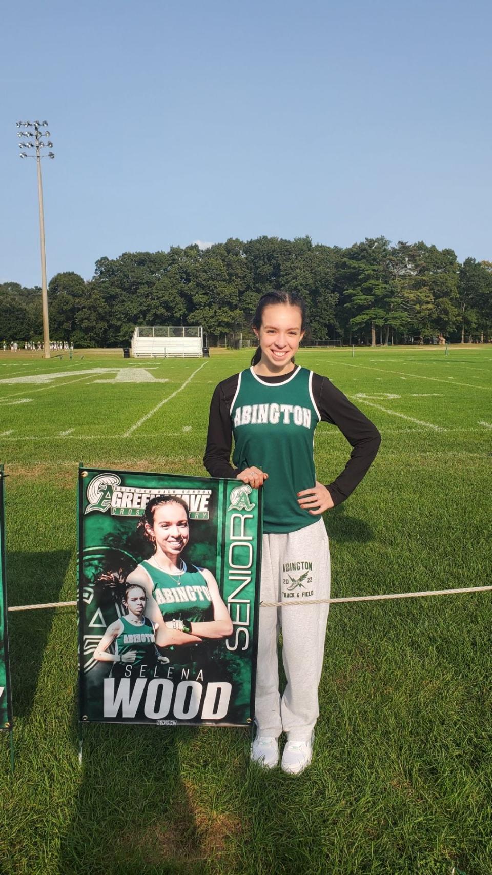Selena Wood of Abington has been named to The Patriot Ledger/Enterprise All-Scholastic Girls Cross Country Team.