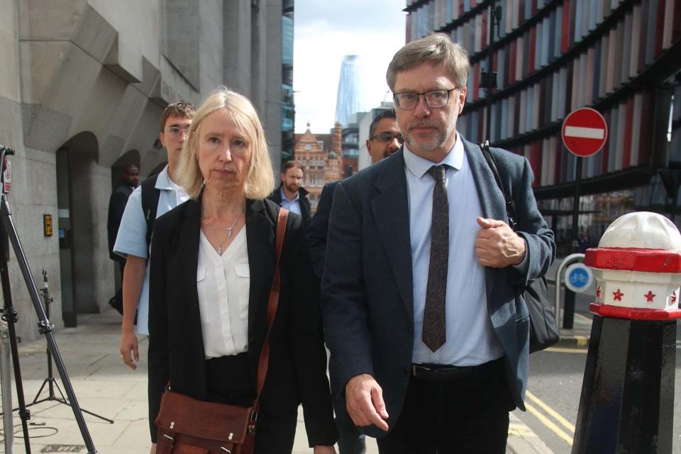 Organic farmer John Letts and former Oxfam fundraising officer Sally Lane - the parents of a young Muslim convert dubbed Jihadi Jack (PA)