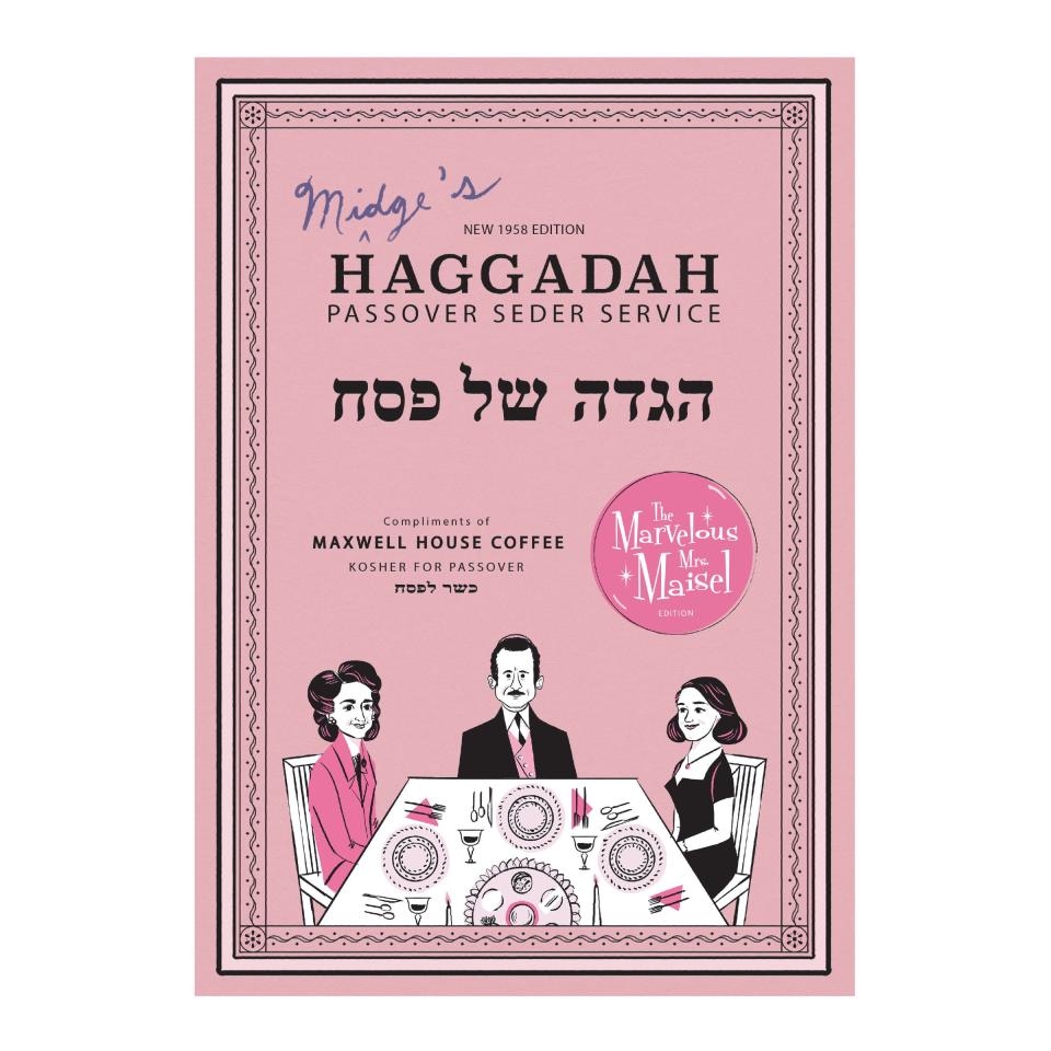 Maxwell House is offering a limited edition version of the "Mrs. Maisel" Haggadah this year
