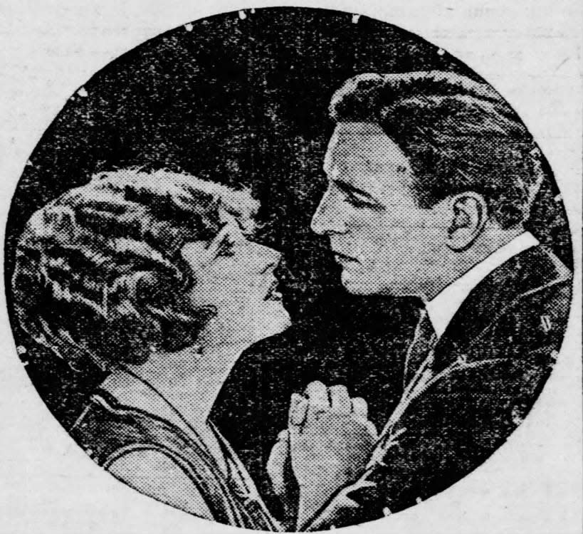 Corinne Griffith and Conway Tearle in “Black Oxen.”
