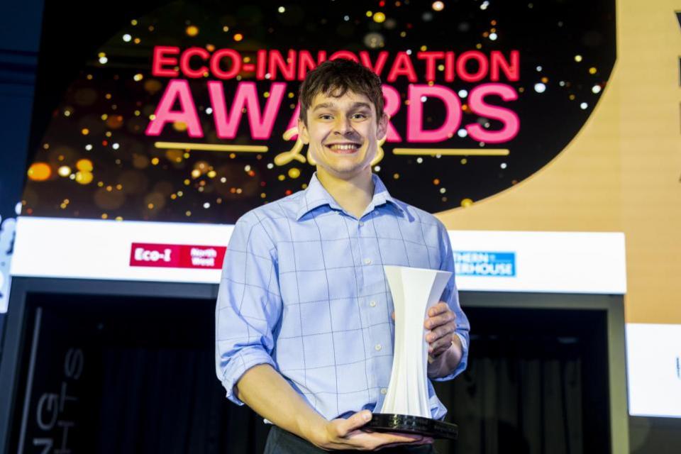 Lancashire Telegraph: Lee Ollerenshaw, winner of the most impactful undergraduate award