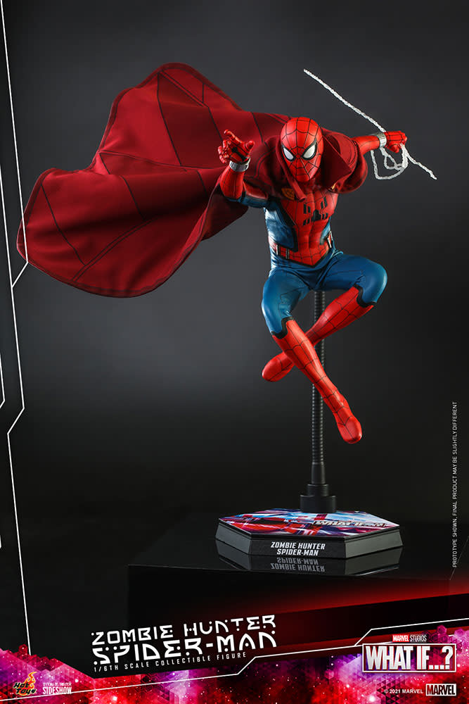 Hot Toys' Spider-Man deluxe figure, with Doctor Strange's Cloak of Levitation.