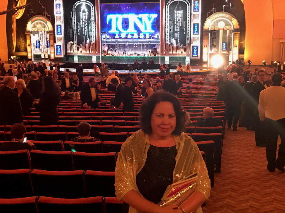 Robin Gorman Newman at the Tony Awards. (Photo courtesy of Robin Gorman Newman)