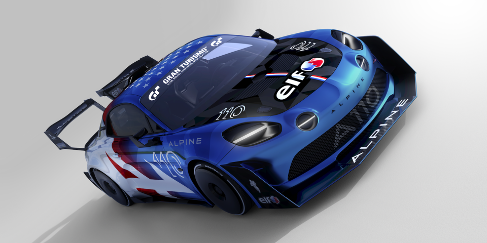 alpine a110 pikes peak race car