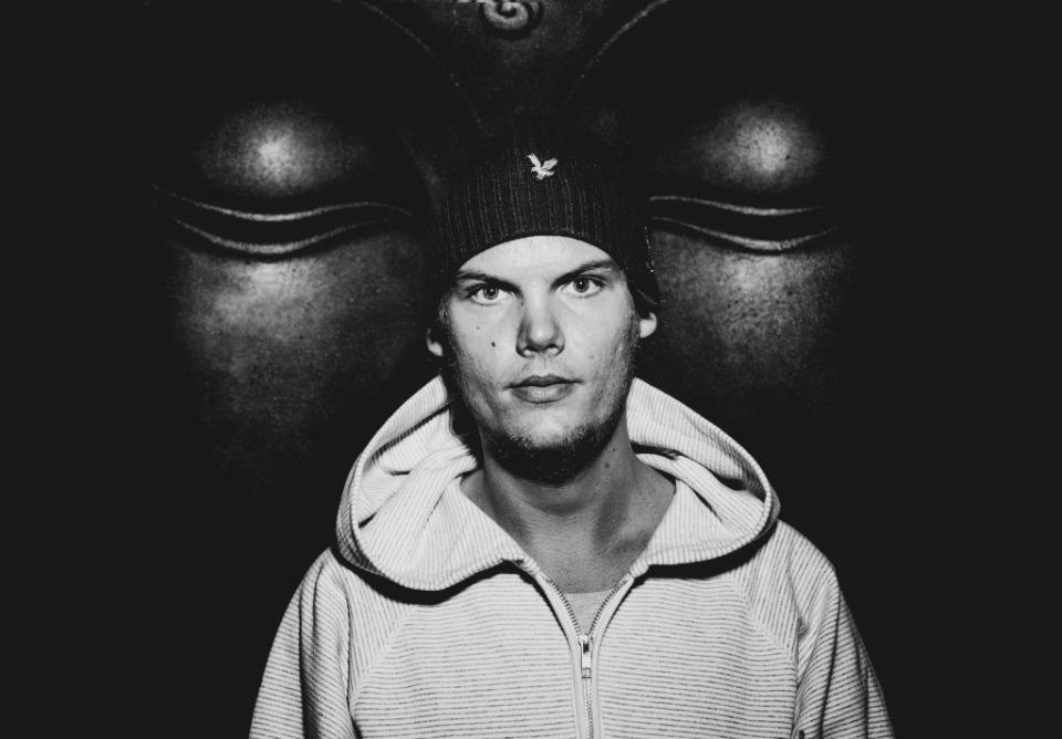 Closeup of Avicii