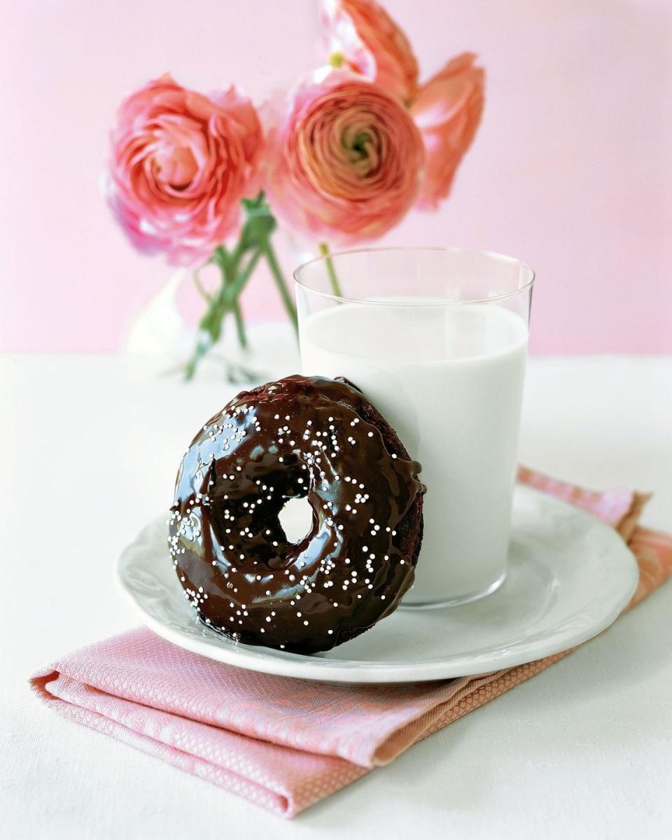 Double-Chocolate Doughnuts