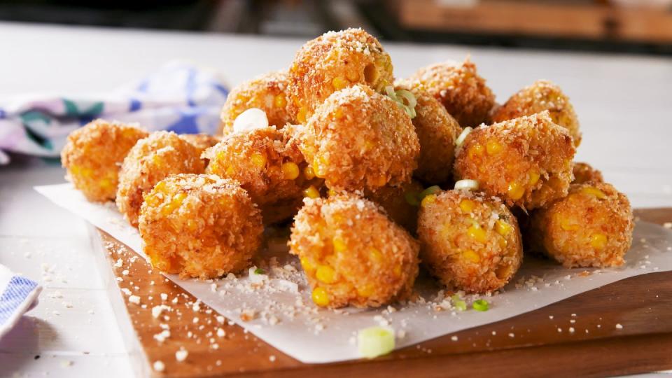 Cheesy Corn Poppers