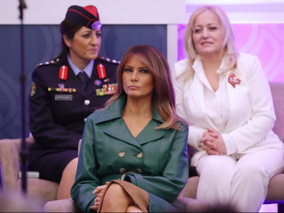 First lady Melania Trump attends the International Women of Courage Awards in 2019 (Getty Images)