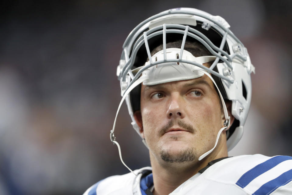 Ryan Kelly made the case against an expanded NFL schedule. (Steve Marcus/Getty Images)