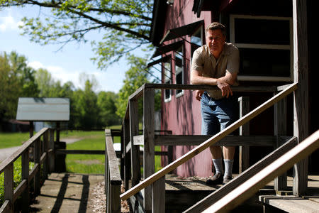 FILE PHOTO: Scott Rosmarin, owner and operator of Rosmarins Day Camp and Cottages, poses for a photograph at the Camp office in Monroe, New York, U.S., May 20, 2019. Picture taken May 20, 2019. REUTERS/Mike Segar