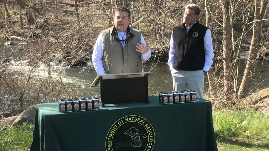 Saugatuck Brewing Company is partnering with the Michigan Department of Natural Resources during this year's trout fishing season to raise funds and awareness for habitat restoration. (April 25, 2024)