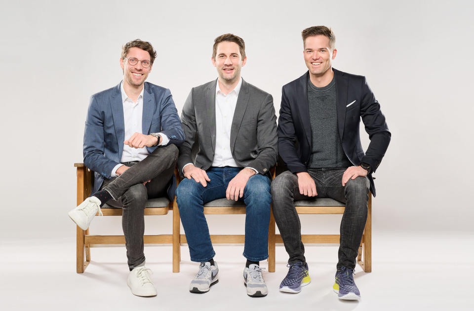 Die Myflexbox-Gründer, v.l.n.r.: Lukas Wieser (Co-CEO), Jonathan Grothaus (Co-CEO) und Peter Klima (CTO) - Copyright: Flausen