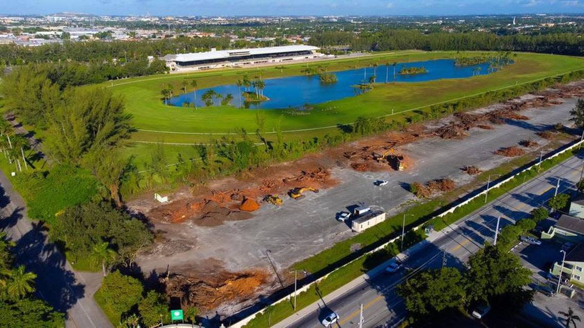 Hialeah Park, where the city’s racetrack is located, preserved as a historic site in the country.