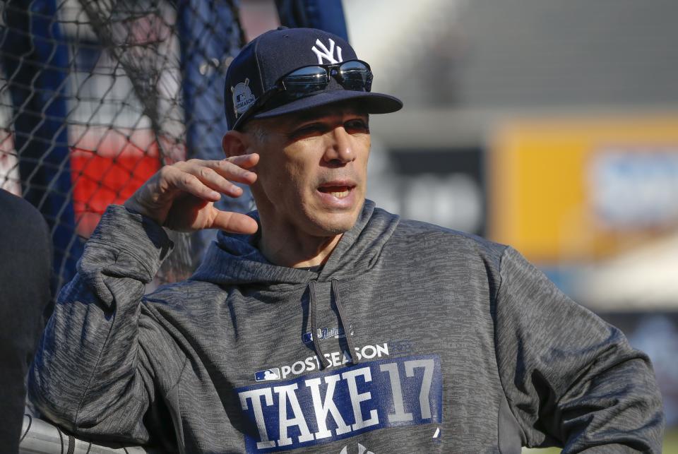 Joe Girardi probably won’t be the next manager of the Nationals. (AP Photo)