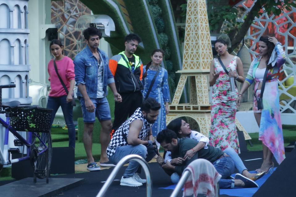 A still from Bigg Boss 14.