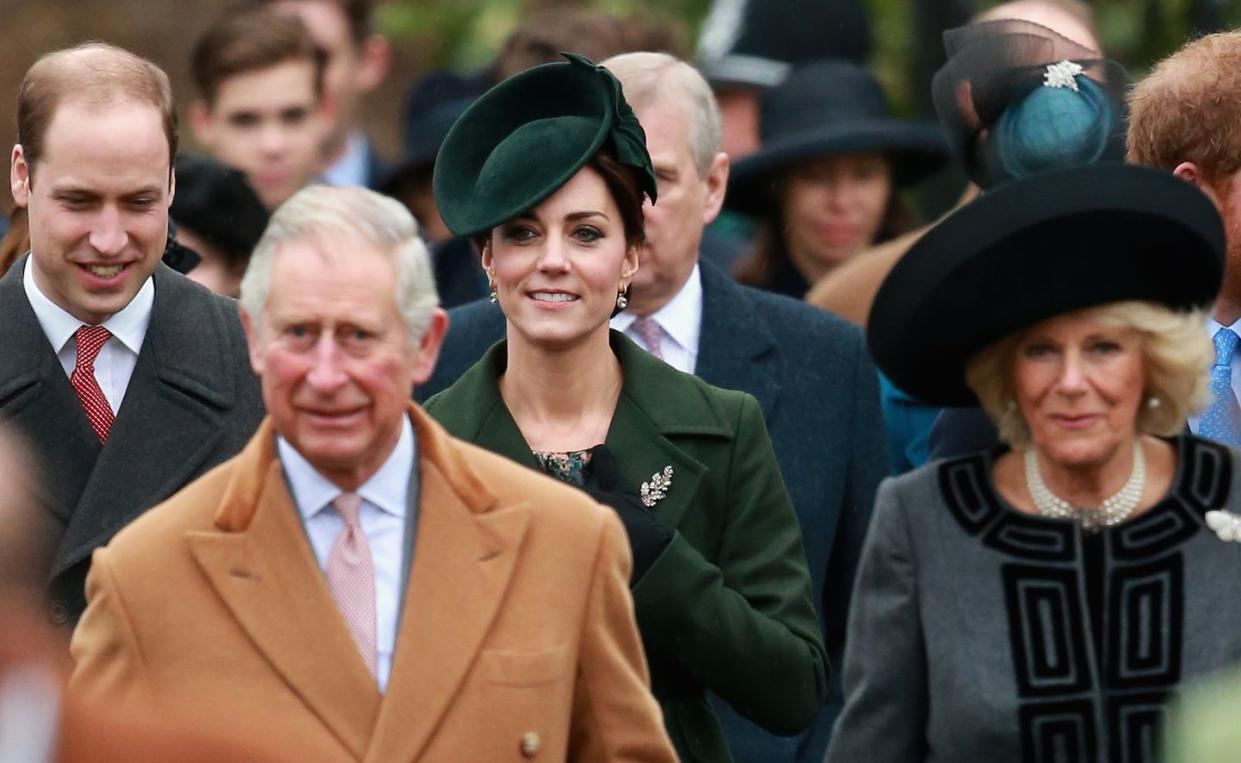 the royal family attend church on christmas day