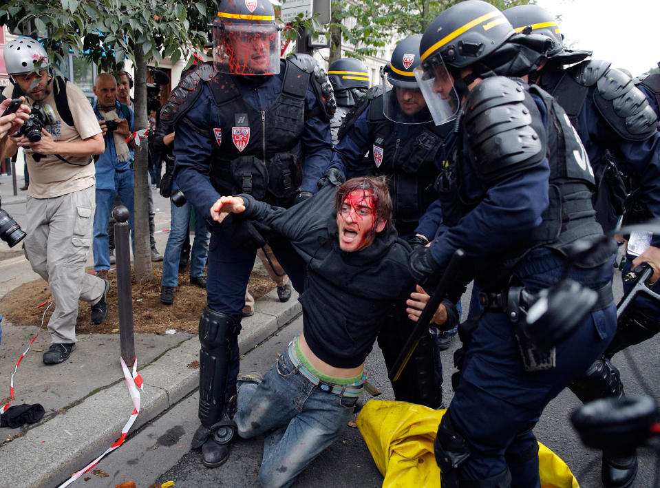 Labor Law Protests in France