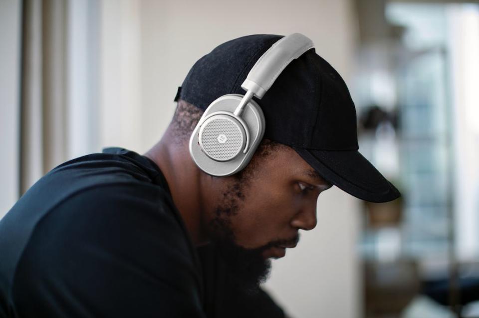Having your own line of celebrity headphones seems great, but basketball star Kevin Durant makes me wonder. He has these stylish&nbsp;<a href="https://www.masterdynamic.com/products/mw65-active-noise-cancelling-wireless-headphones" target="_blank" rel="noopener noreferrer">noise-canceling headphones</a>, but he still looks so sad, so depressed. It's almost as if he just discovered the headphones may cancel noise but not the day-to-day irritations that worry us so. Cheer up, Kevin: Things will get better. Maybe put some music on?