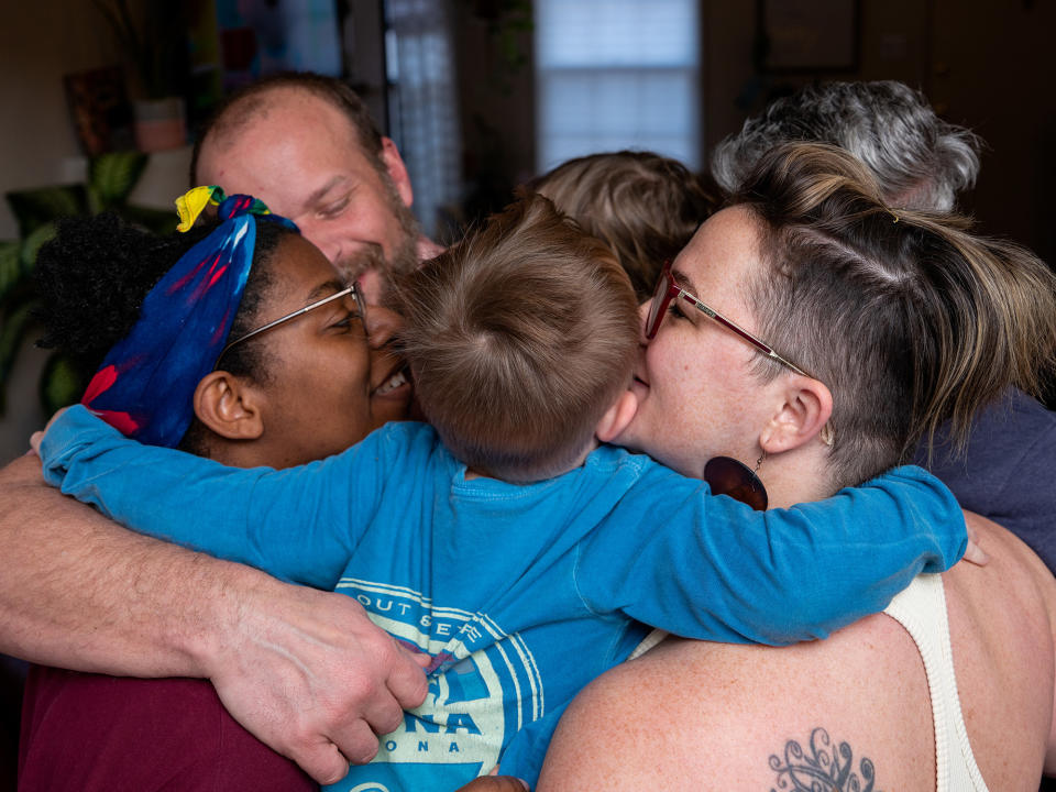 Jessica Daylover and her family value hugging as a way to strengthen their bond and feel closer to each other.