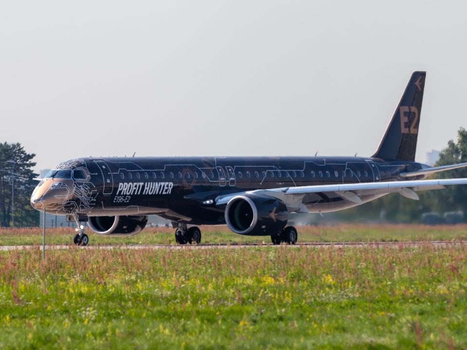 An Embraer E195-E2 aircraft - Embraer E195-E2