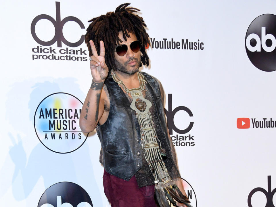 Lenny Kravitz auf dem roten Teppich. (Bild: Birdie Thompson/AdMedia/ImageCollect)