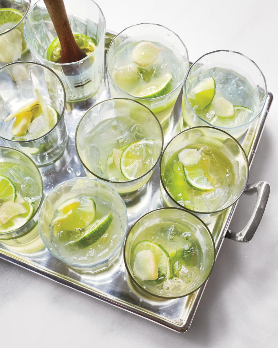 Ginger Caipirinhas