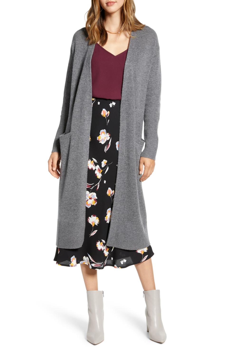 Wool & Cashmere Long Cardigan by HALOGEN, $133 (Originally $199) 