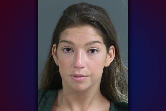 A mugshot of Jamie Lee Komoroski