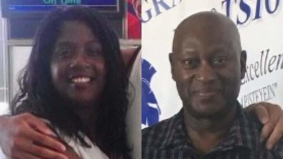 Saturday’s slayings of Air Force staff sergeant Ramona Cooper (left) and retired Massachusetts State Trooper David Green (right) in Winthrop, Massachusetts is now being investigated as a hate crime. (Twitter)