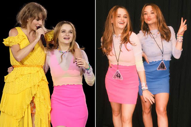 <p>John Shearer/TAS23/Getty Images for TAS Rights Management; Joey King/Instagram</p> Taylor Swift, Joey King and Hunter King