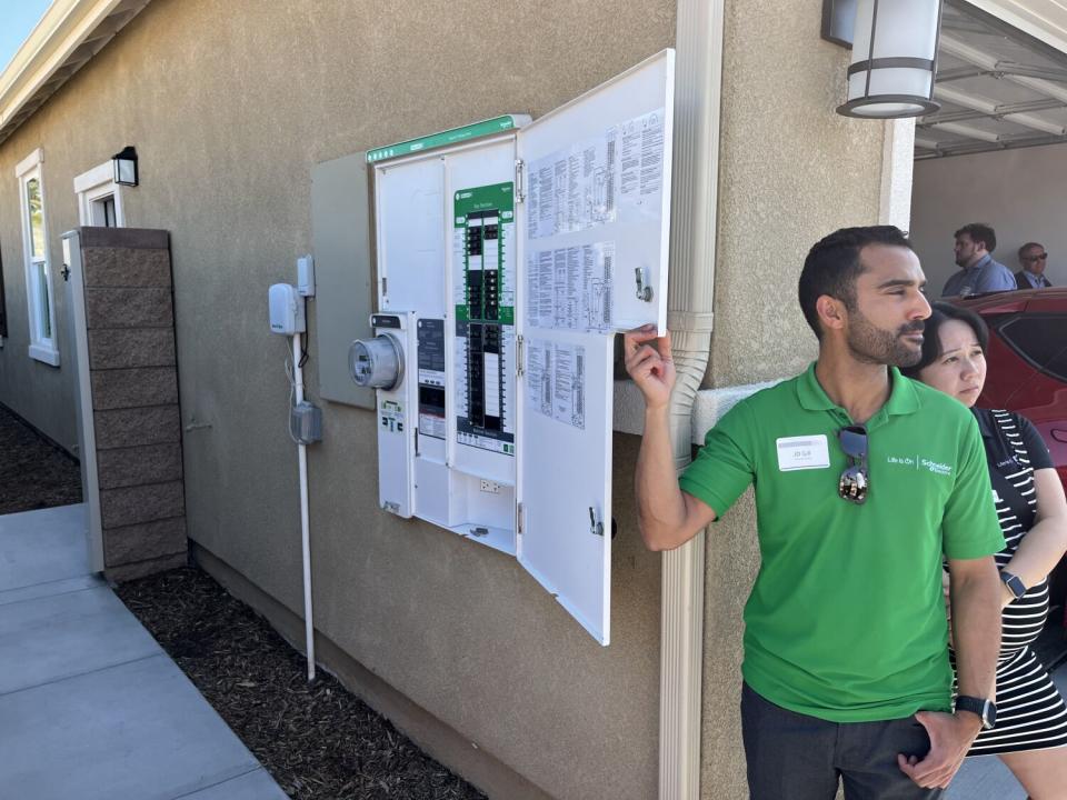 A demonstration of a smart electrical panel