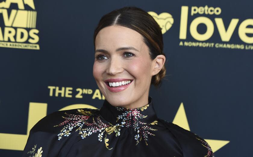 Mandy Moore arrives at the 2nd annual Hollywood Critics Association TV Awards on Saturday, Aug. 13, 2022, at the Beverly Hilton hotel in Beverly Hills, Calif. (Photo by Jordan Strauss/Invision/AP)
