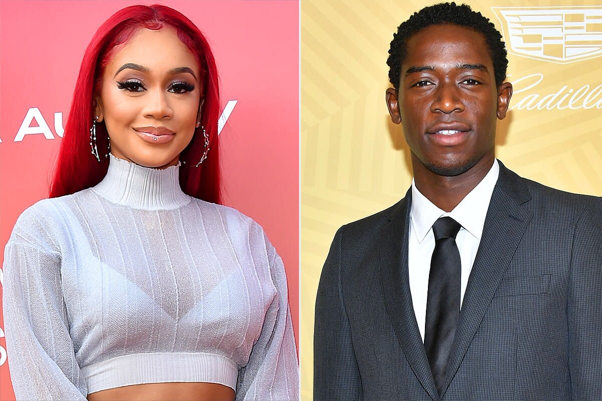 Saweetie and Damson Idris