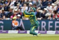 Britain Cricket - England v South Africa - Second One Day International - Ageas Bowl - 27/5/17 South Africa's David Miller takes a catch to dismiss England's Ben Stokes (not pictured) Action Images via Reuters / Matthew Childs Livepic