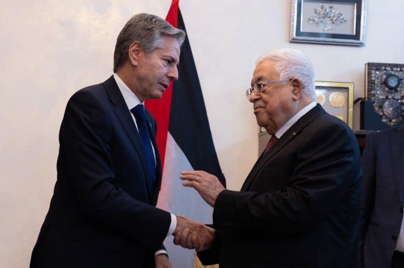 U.S. Secretary of State Antony Blinken met with Palestinian Authority President Mahmoud Abbas as they sought an end to the Israel-Hamas war. Photo courtesy Antony Blinken