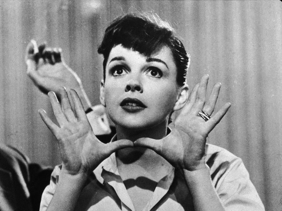 Judy Garland in the 1950s.