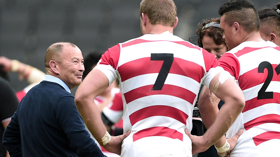 Jones famously masterminded Japan’s 2015 World Cup campaign. Pic: Getty