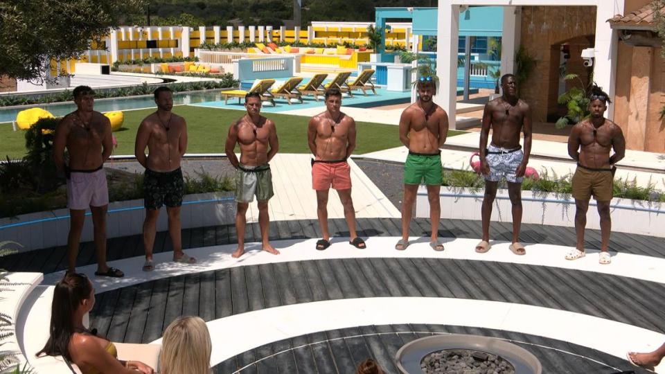 will, ronnie, joey, sean, ciaran, ayo, konnor, love island episode 22