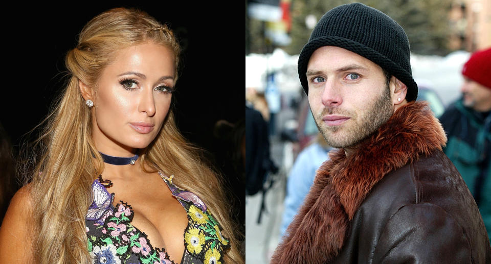 Paris Hilton and ex-boyfriend Rick Salomon. (Photo: Getty Images)