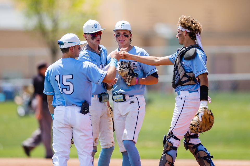 Westlake hosts Roy during the first round of the 6A boys baseball state playoffs at Westlake High School in Saratoga Springs on Monday, May 15, 2023. | Ryan Sun, Deseret News