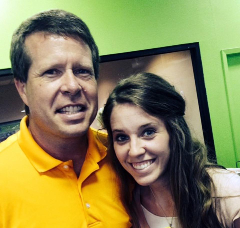 Jill Duggar, Jim Bob Duggar, Instagram, 2014