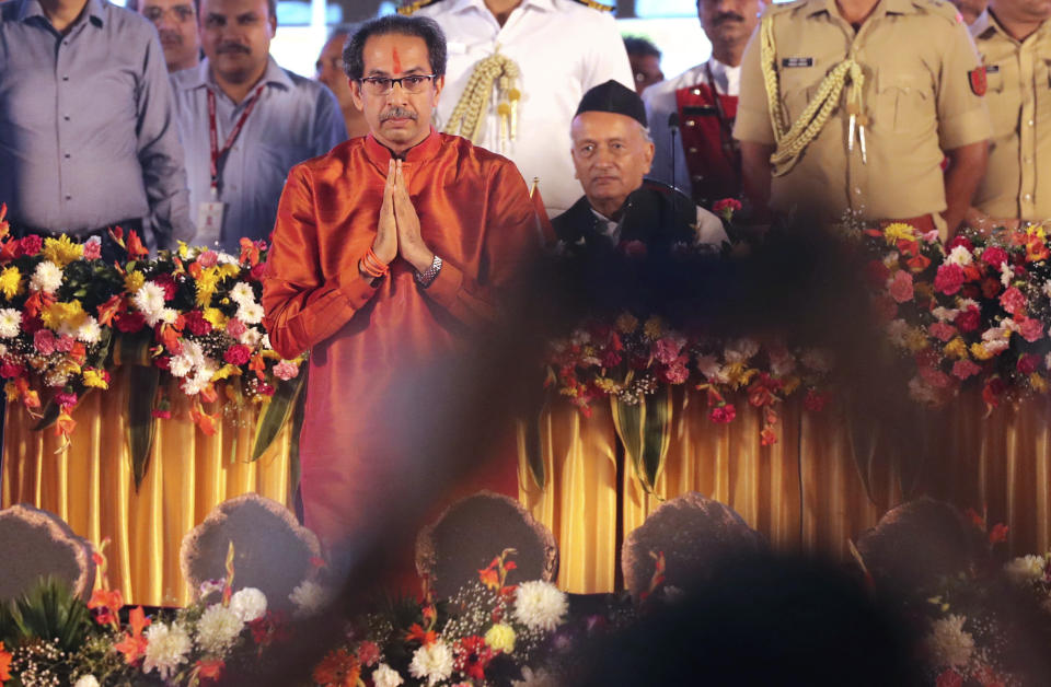 Uddhav takes oath